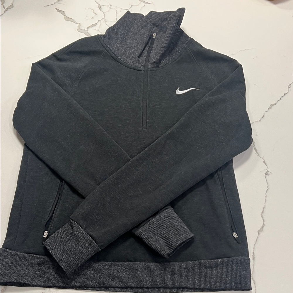 Women’s Nike Charcoal Half-Zip Golf Quarter Zip, Size M